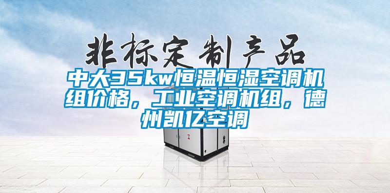 中大35kw恒溫恒濕空調機組價格，工業(yè)空調機組，德州凱億空調