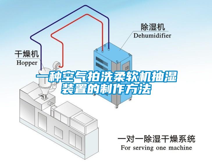 一種空氣拍洗柔軟機(jī)抽濕裝置的制作方法