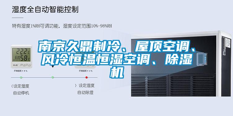 南京久鼎制冷、屋頂空調(diào)、風(fēng)冷恒溫恒濕空調(diào)、除濕機