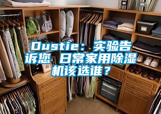 Dustie：實驗告訴您 日常家用除濕機該選誰？