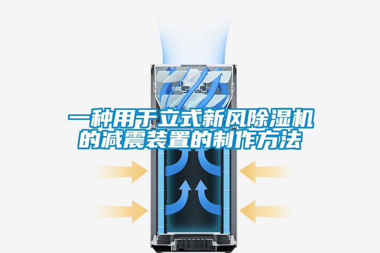 一種用于立式新風(fēng)除濕機的減震裝置的制作方法