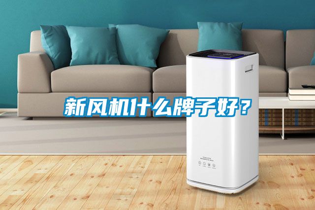 新風機什么牌子好？