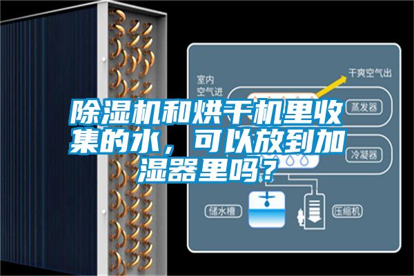 除濕機和烘干機里收集的水，可以放到加濕器里嗎？