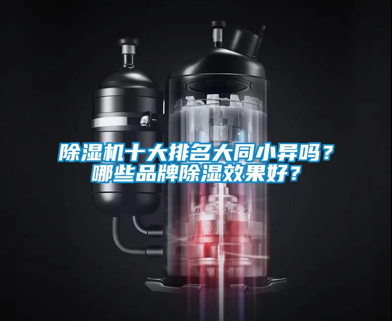 除濕機(jī)十大排名大同小異嗎？哪些品牌除濕效果好？