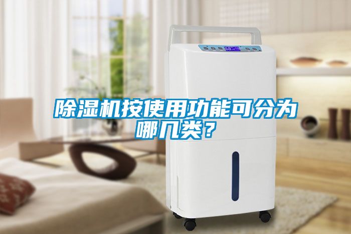 除濕機按使用功能可分為哪幾類？